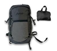 Fennek Expedition Gear® Daily MK1 - Sac à dos pliable ultra léger 18L - Shinobi Grey - Avec housse de pluie imperméable - Idéal pour l'extérieur et la vie quotidienne, Anthracite, S