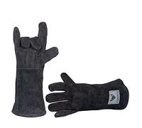 FENNEK | Gants de barbecue en cuir de qualité supérieure | Très résistants à la chaleur | 1 paire - Taille unique