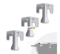 FENNEK Lot de 3 entretoises universelles pour plaques de cuisson - Pour tonneau à feu, brasero et barbecue sphérique - Distance parfaite par rapport à la source de chaleur - Fabriqué en Allemagne