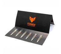 FENNEK Pique-fourchette | pour frites/saucisses/pique-nique/fête/barbecue | lot de 6
