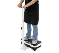 Fennnds Plateforme vibrante avec main courante et bandes de résistance, plaque vibrante de 180 W, pour le sport, 120 vitesses et 10 modes, télécommande incluse, entraînement complet du corps à la