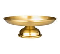 FENNYYAR Plateau de fruits Lotus en cuivre pur, 20 cm, devant de Bouddha Guanyin, dieu de la richesse