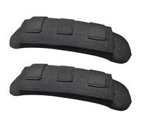 FENOHREFE 1 Paire de Coussinets Tactiques pour Gilet, bandoulière, Coussin Confortable en Maille de Protection, Coussinets de Protection pour randonnée, Accessoires de Sac à Dos, Marron