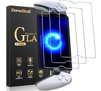 Fenolical Pack de 3 Films de Protection Compatibles avec PS5 PlayStation Portal, Film Protecteur d'écran pour PS5 PlayStation Portal [Anti-Rayures][Sans Bulles][HD Clair][Dureté 9H]