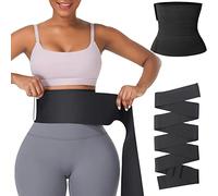 FENOMO Ceinture d'entraînement invisible pour femme sous les vêtements Serre Taille Corset Taille unique Noir