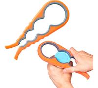 FENQURO 1 pièces Ouvre Bocal Manuel, ouvre bouteille, ouvre bocal, Multifonctionnel 6 en 1 Ouvre Bouteille, Ouvre Bocaux pour Les Personnes Âgées, Les Enfants, Les Personnes Souffrant D'Arthrite