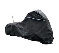 FENRIR 265CM 420D Bâche de Protection Housse Moto bache Exterieur Etanche Compatible avec Les Road King Road Glide Street Glide Heritage Classic Low Rider St Gold Wing K1600GT K1600B R18B R18roctane