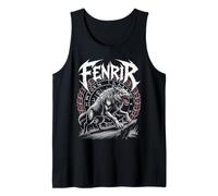 Fenrir Boussole Viking - Loup Nordique Viking Vegvisir Débardeur