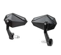 FENRIR CNC Rétroviseurs de moto en alliage d'aluminium pour moto Rétroviseur pour moto Café Racer Naked Motonnettes sportives Scooter Street Travail Scrambler Rétro