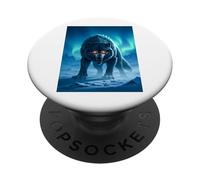 Fenrir, Loup géant enchaîné du Mythe Nordique Ragnarök PopSockets PopGrip Adhésif