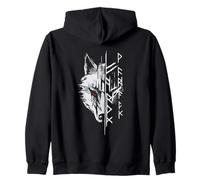 Fenrir Loup Rune Design | Symbole de la mythologie Nordique Sweat à Capuche