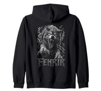 Fenrir Norse Wolf Ragnarok Mythologie Legend Sweat à Capuche