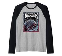 Fenrir The Howl of Ragnarok Mythe Norse Viking Legend Wolf Manche Raglan