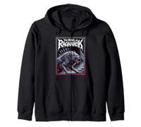 Fenrir The Howl of Ragnarok Mythe Norse Viking Legend Wolf Sweat à Capuche