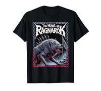 Fenrir The Howl of Ragnarok Mythe Norse Viking Legend Wolf T-Shirt