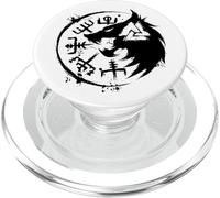 Fenrir Wolf Fenris-Wolf - Viking Vegvisir Valknut PopSockets PopGrip pour MagSafe