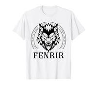 Fenrir Wolf Mythologie Nordique Ragnarok Viking Valhalla Warrior T-Shirt