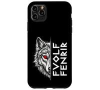 Fenrir Wolf Norse Rune Graphique Yeux Rouges. Coque pour iPhone 11 Pro Max