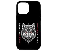 Fenrir Wolf Rune Design | Symbole de la mythologie Nordique Coque pour iPhone 12 Pro Max