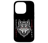 Fenrir Wolf Rune Design | Symbole de la mythologie Nordique Coque pour iPhone 14 Pro