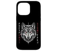 Fenrir Wolf Rune Design | Symbole de la mythologie Nordique Coque pour iPhone 14 Pro Max