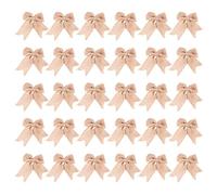 Fenroq 30 PièCes SéRies en Toile de Arcs en Toile de Noeud en Toile de à la Main pour NoëL DéCorer Arbre Festival Vacances FêTe Fournitures