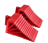 Fenroq Lot de 2 Cales de Roue en Plastique Très Résistantes, Cales de Pneu pour Remorques de Voyage, Camping-Cars et Camions