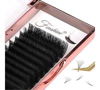 Fenshine Extensions de cils volumateurs à floraison automatique doux et faciles à utiliser pour fournitures d'extensions de cils (courbure 0,07 C, 17 mm)