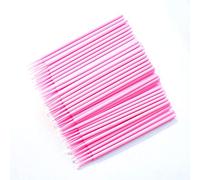 Fenshine Lot de 100 micro pinceaux applicateurs jetables pour extensions de cils