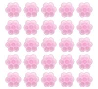 Fenshine Lot de 100 supports de colle pour extensions de cils en forme de fleur avec un rouleau de colle pour extension de cils