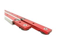 Fente de voie d'onglet en alliage d'aluminium for le travail du bois ou barre coulissante d'onglet, tige de jauge d'onglet de Table, fente de voie en T, établi d'établi,(1Pc Miter Track Stop)