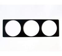 Fente Radio Support Universel pour 3 Instruments Supplémentaires Instrument de Enhalter Porte-Afficheur Support pour VDO Turbo Din Bandeau Radio Cadre Revêtement MP3 DAB