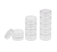 Fenteer 1 Ensemble Boîte de Perles Graines en Plastique à 5 Couches Organisateur de Caisse pour Stockage Perles Boucles d'oreilles Collier Cabochon - Clair, 95x36mm