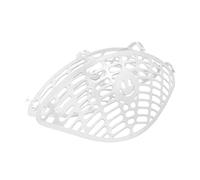 Fenteer 1 Paire Filet de Protection Siège Arrière Vélo Pare-Pied pour Enfant Barrière Rétroviseur pour Enfants Protection Contre Les Rayons Installation Faci, Blanc