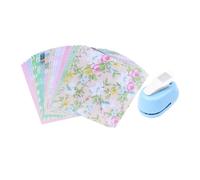 Fenteer 1 Perforatrice Perforatrice Poinçon Étiquette Artisanale Poinçon Carte Scrapbooking Outil Trous Enfants Système Ergonomique Facile, Bleu