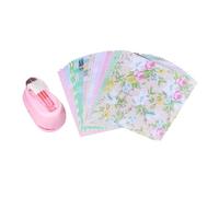 Fenteer 1 Perforatrice Perforatrice Poinçon Étiquette Artisanale Poinçon Carte Scrapbooking Outil Trous Enfants Système Ergonomique Facile, Rose