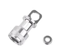 Fenteer 1 Pièce Pédale Libération Rapide Pédale Vélo Fixation Support Adaptateur Aluminium Léger Montage Pliable Adapté Au Transport Réparation Vélos Adulte, Argent