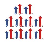 Fenteer 10 Pièces Aiguilles D'Horloge Kit Enseignement Accessoires Horloge Apprentissage Créatif Fonction Rotation Facile Convient à l'enseignement en Classe, Style B