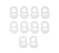 Fenteer 10 Pièces de Coussinets pour Ongles Incarnés pour Femmes et Adultes