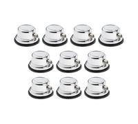 Fenteer 10 Pièces de Tambour Tirants Simples pour Fût Pièces de Batterie Accessoires Accastillage En Métal pour Installation Facile Adapté pour Amél, Ensemble de 10