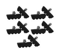 Fenteer 10 Pièces Plaquettes de Frein Vélo Caoutchouc Métal Installation Facile Compatible Route Montagne Convient Aux Passionnés Cyclisme Entretien M, 45x15x28mm