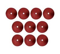 Fenteer 10 Pièces Toile Anti-Mauvaises Herbes Protection Racines Arbres Jardin Perméable à L'Air Résistante Réutilisable pour Arbres Fruitiers Potagers Serre, Rouge