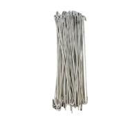 Fenteer 100 Pièces Attaches pour Clôture Fixations Robustes Liens de Sécurisation de Réparation en Métal Solide pour Fixer Les Poteaux et Rails Adapté, 10.5 Pouces