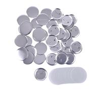 Fenteer 100 Pièces Badges Vierge Fournitures pour Machine à Boutons Kit de Composants Ronds Ensemble Complet En Acrylique Approprié pour Les Projets Créatifs, M