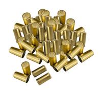 Fenteer 100 Pièces Capsules Thermorétractables Couvertures de Bouteille Manchons de Sûreté Cachets de Scellage En PVC avec Une Languette Facile Adaptées pour, or