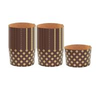 Fenteer 100 Pièces Moules à Cupcakes Moules à Muffins Tasses à Pâtisserie Caissettes à Gâteaux Papier Alimentaire Sans Odeur Résistantes Aux Graisses Adaptée, A, 9 Cm X 8.5 Cm