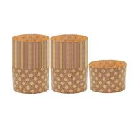 Fenteer 100 Pièces Moules à Cupcakes Moules à Muffins Tasses à Pâtisserie Caissettes à Gâteaux Papier Alimentaire Sans Odeur Résistantes Aux Graisses Adaptée, F, 13.5 Cm X 9.5 Cm