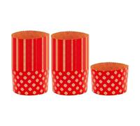 Fenteer 100 Pièces Moules à Cupcakes Moules à Muffins Tasses à Pâtisserie Caissettes à Gâteaux Papier Alimentaire Sans Odeur Résistantes Aux Graisses Adaptée, B, 9 Cm X 8.5 Cm