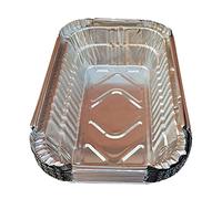 Fenteer 10x Barquettes Aluminium 700 ML Recyclable pour Barbecues à Gaz Weber Spirit Barbecues Weber Q