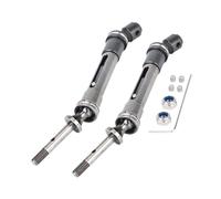 Fenteer 2 Pièces Arbre de Transmission Voiture Modèle RC CVD Arbre Acier Trempé Composant Remplacement Transmission Stabilité Adapté Modélisme Bricolage, Arrière